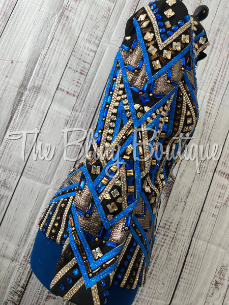 RE-ORDER Black, Royal Blue, Tan & Bronze Showmanship Jacket (Choose Your Size)