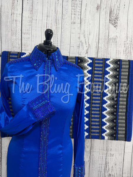 Royal Blue Day Shirt Set (M)