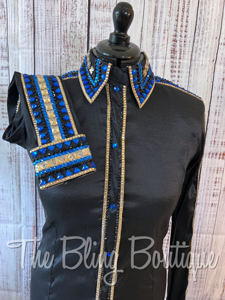 Black, Blue & Tan Day Shirt Set (L)
