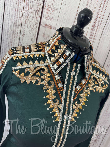 RE-ORDER Hunter Green, Rust & Tan Day Shirt Set