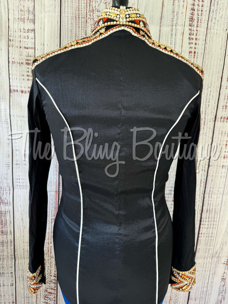 Black, Rust, Tan & White Day Shirt Set (M)