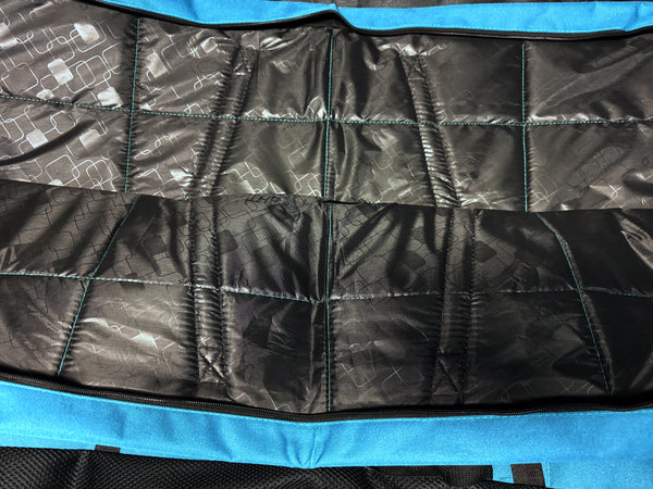 The Bling Boutique Oversized Quilted  Show Pad Carrier (Holds 3 Pads) - Turquoise