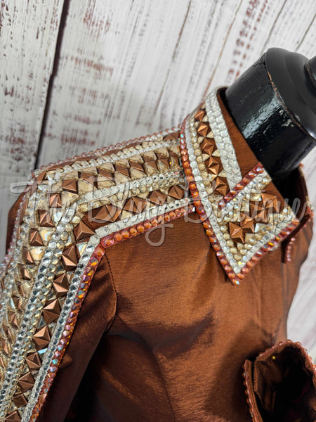Rust & Tan Day Shirt Set (S)