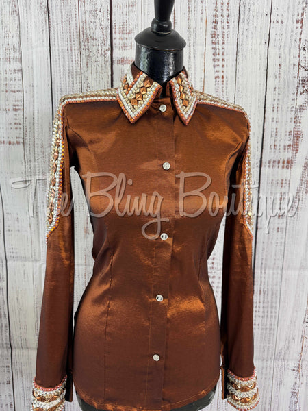 Rust & Tan Day Shirt Set (S)