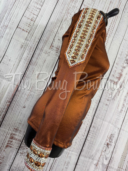 Rust & Tan Day Shirt Set (S)