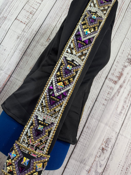 Consignment Purple & Gold 3 Piece Vest Set (XL)