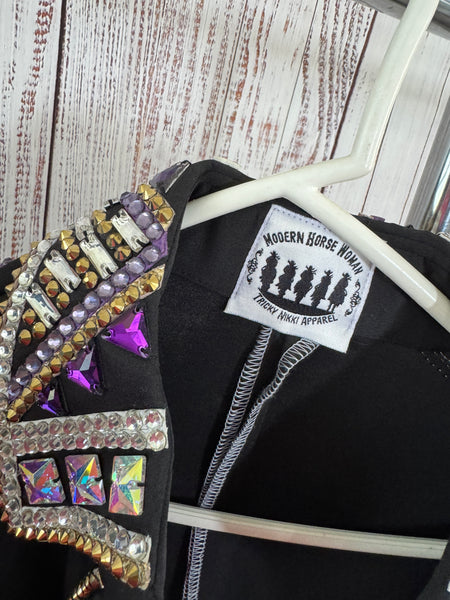 Consignment Purple & Gold 3 Piece Vest Set (XL)