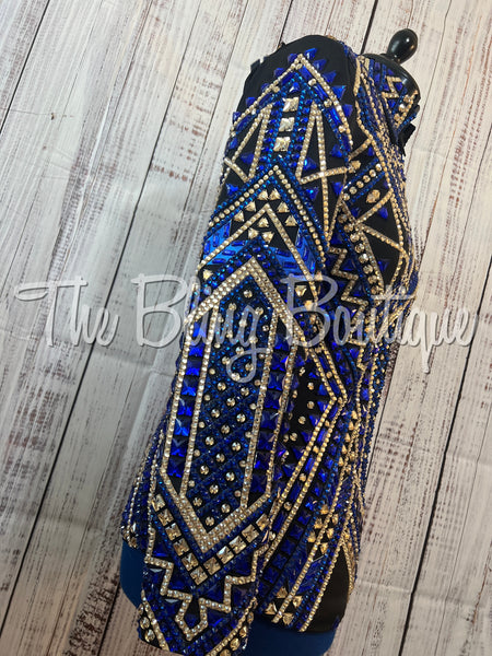 RE-ORDER Black, Royal Blue & Tan Showmanship Jacket (Choose Your Size)