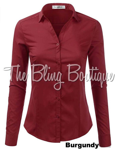 (Multiple Colors Available) Button Down Shirt