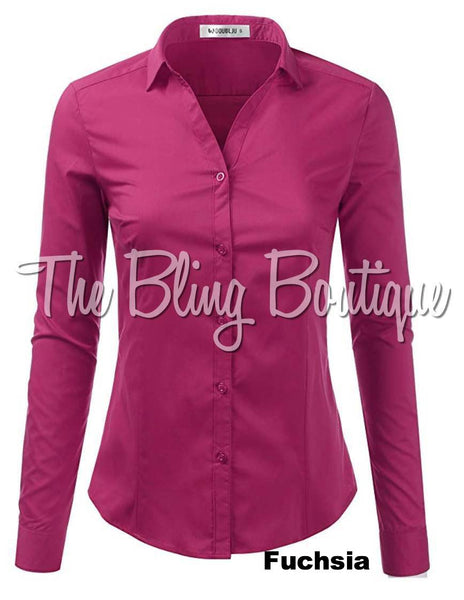 (Multiple Colors Available) Button Down Shirt