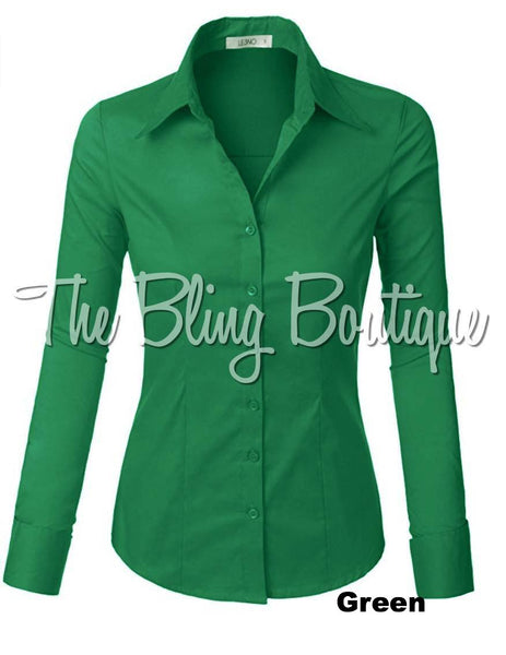 (Multiple Colors Available) Button Down Shirt