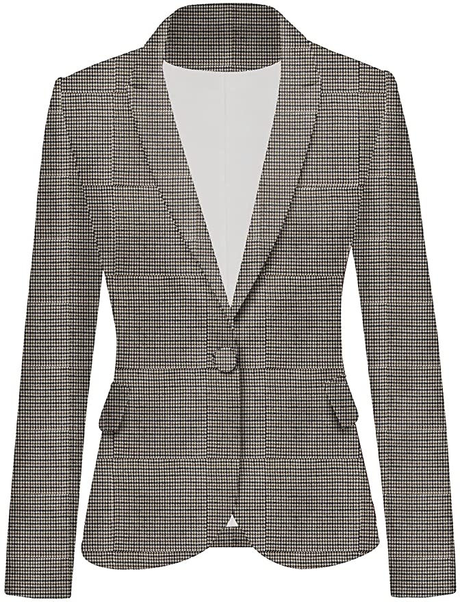 Black Houndstooth Blazer – The Bling Boutique