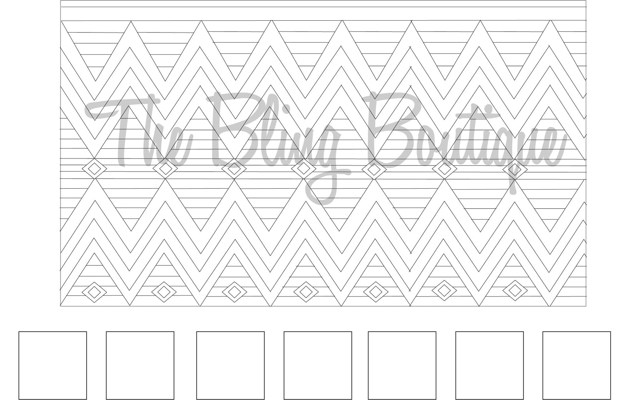 Custom Bling Boutique Show Pad - Ranch Design #R02