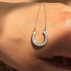 HOLIDAY SPECIAL - Horse Shoe Necklace - Silver