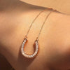 HOLIDAY SPECIAL - Horse Shoe Necklace - Rose Gold
