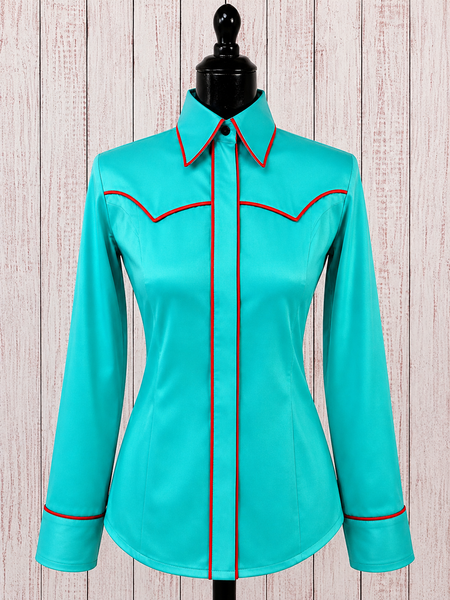 RHC SALE SHIRT - Bright Teal & Red (small)