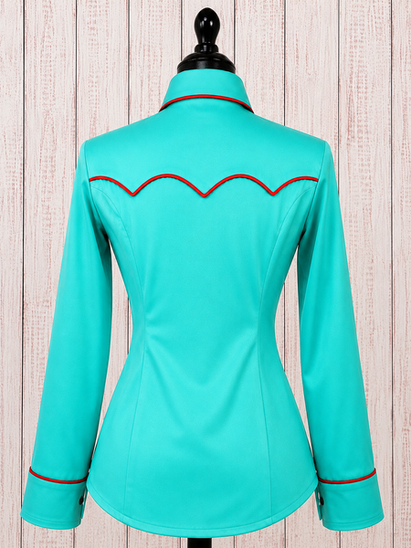 RHC SALE SHIRT - Bright Teal & Red (small)