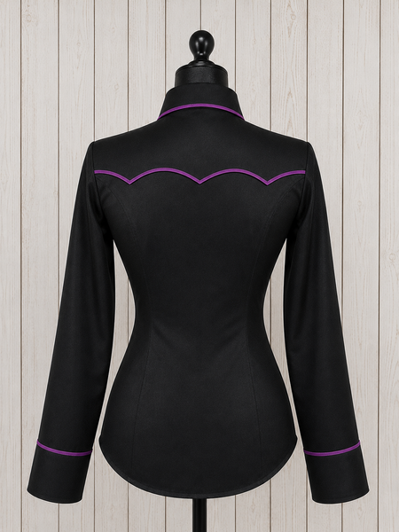 RHC SALE SHIRT - Black & Grape (small)