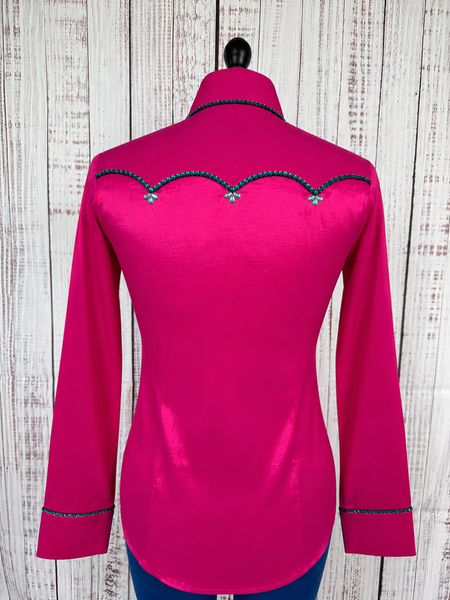 RHC SALE SHIRT - Fuchsia & Teal (Medium)