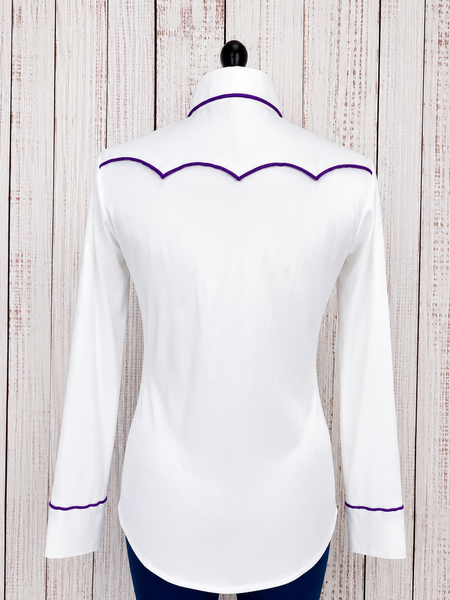 RHC SALE SHIRT - White & Purple (XL)