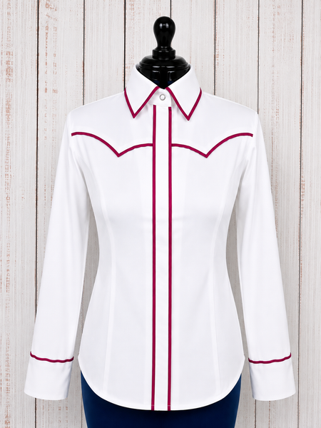 RHC SALE SHIRT - White & Fuchsia (Small)