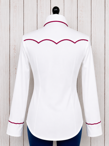 RHC SALE SHIRT - White & Fuchsia (Small)