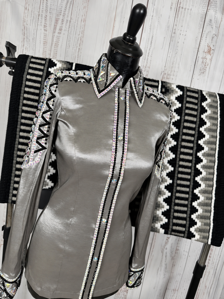 Grey, Black & White/AB Day Shirt Set (Small)