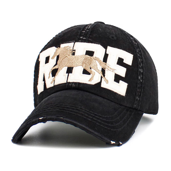"Ride" Hat - Black