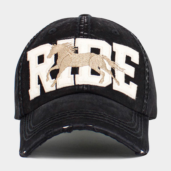 "Ride" Hat - Black