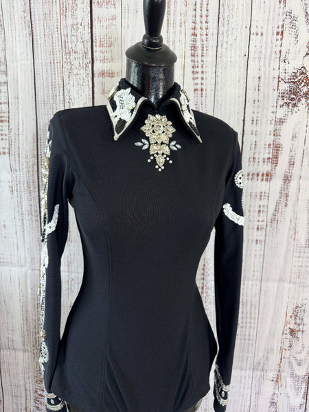 Black & White Horsemanship & Bolero Set (S)