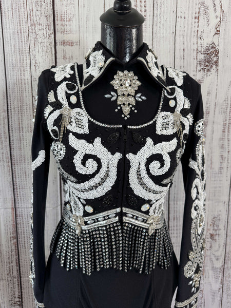 Black & White Horsemanship & Bolero Set (S)