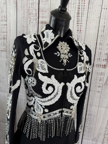 Black & White Horsemanship & Bolero Set (S)