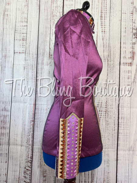 Plum, Berry, Copper & Tan Day Shirt Set (Large)