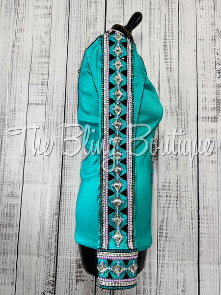 Teal, Berry & Black Day Shirt Set (XS/S)