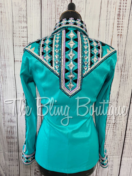 Teal, Berry & Black Day Shirt Set (XS/S)