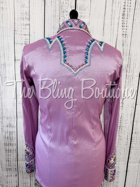 RE-ORDER Lilac, Berry & Periwinkle Day Shirt Set (Choose Your Size)