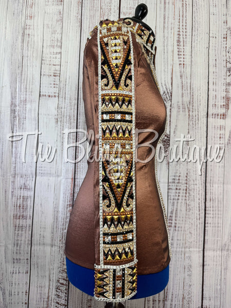 Brown, Tan, Copper & Black Day Shirt Set (Medium)