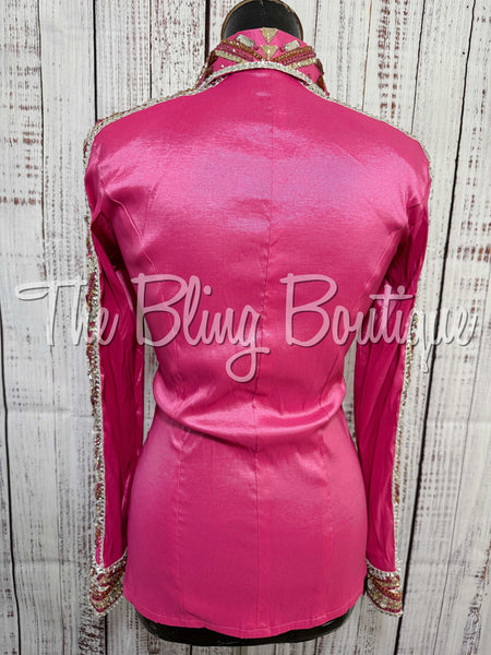 Pink, Tan, Copper & White Day Shirt Set (Small)