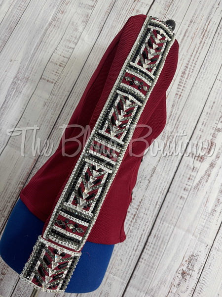 Brick Red, Black & Grey Day Shirt Set (L)