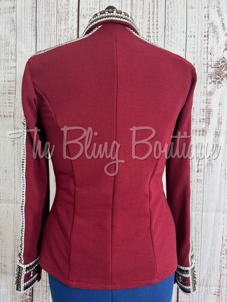 Brick Red, Black & Grey Day Shirt Set (L)