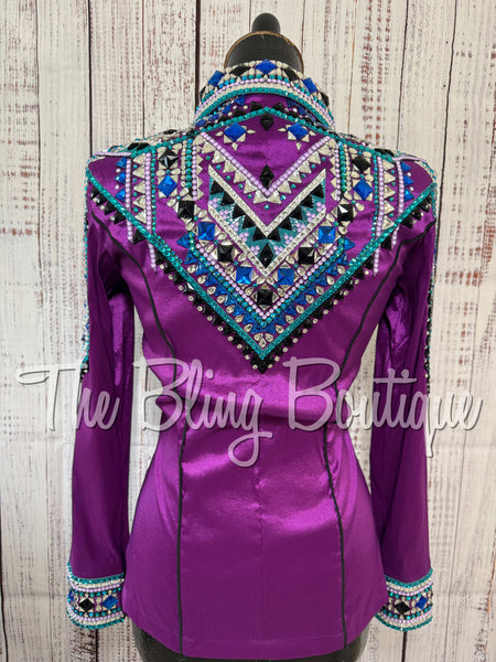 Grape, Turquoise & Teal Day Shirt Set (XS/S)