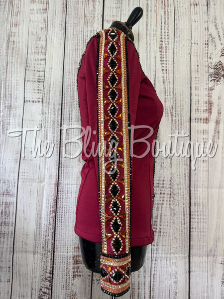 Wine, Copper, Tan & Black Day Shirt Set (XS/S)