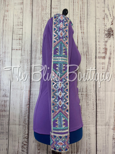 Pastel Purple, Pink & Aqua Day Shirt Set (Medium)