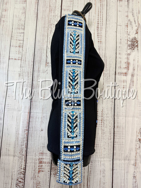 Black, Periwinkle & Blue Day Shirt Set (Small)