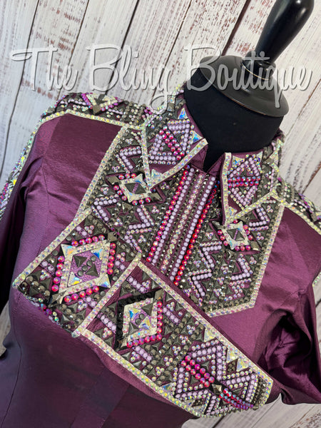 Plum, Berry, Lilac & AB Day Shirt Set (XL)