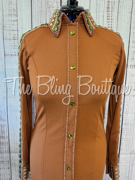 Rust, Navy, Olive & Tan Day Shirt Set (Medium)