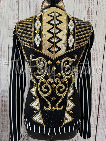 Black, Gold & White 3 Piece Set (XS/S)