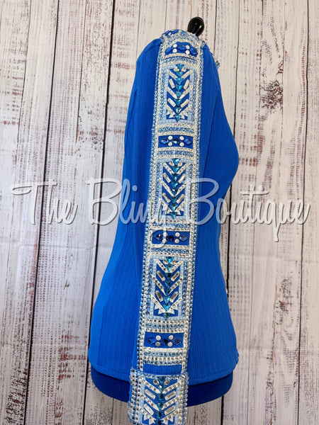 Blue, Periwinkle & White Day Shirt Set (Large)