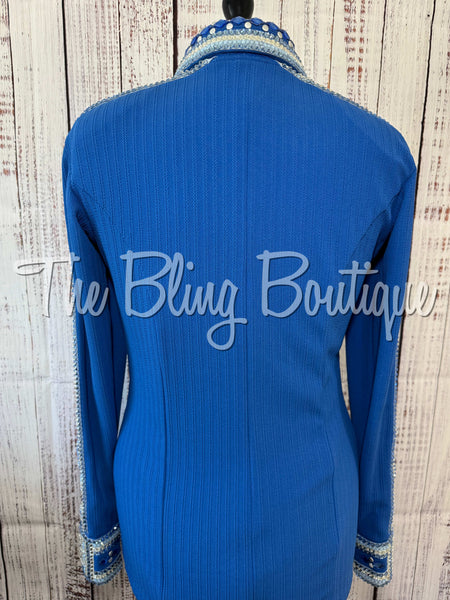 Blue, Periwinkle & White Day Shirt Set (Large)