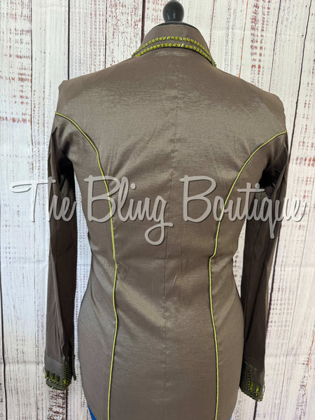 Dark Olive & Light Olive Simple Day Shirt Set (Medium)